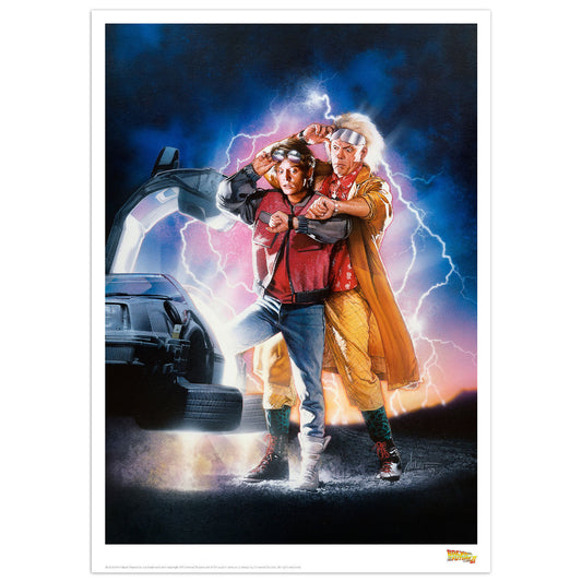 Affiche collector Retour vers le Futur