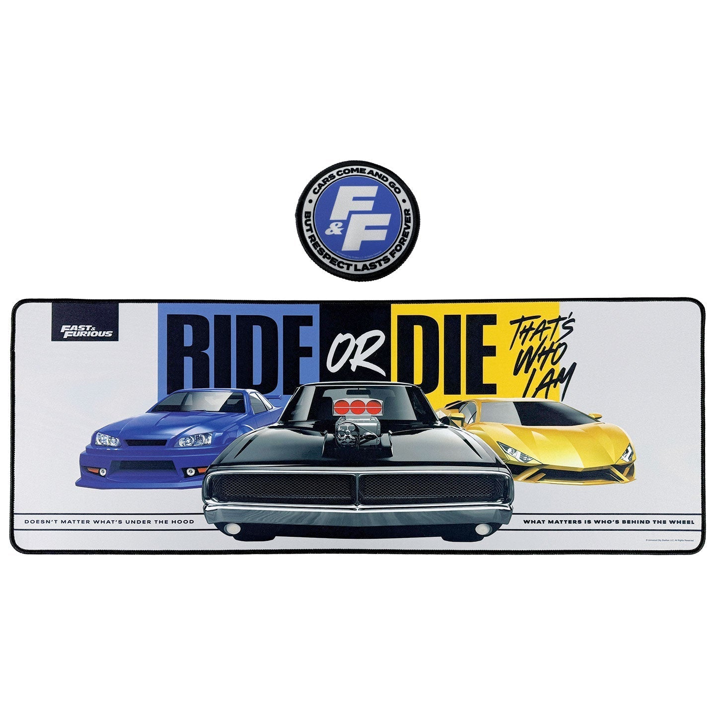 Desk pad & set de sous-verres Fast & Furious - ‘Ride or Die’