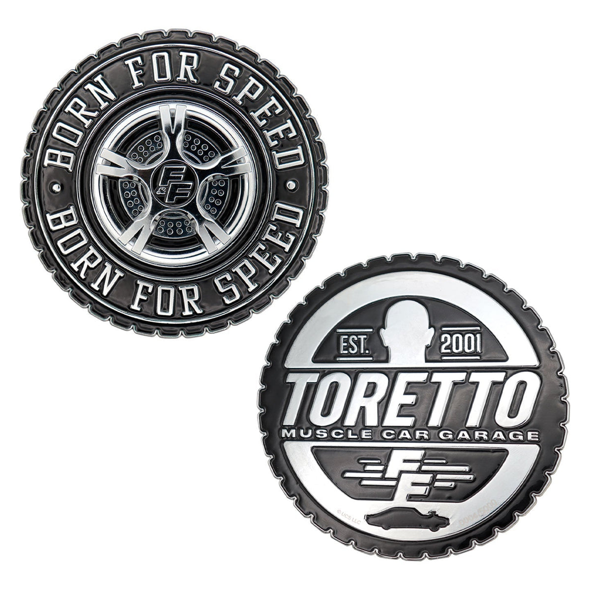 Médaillon collector Fast & Furious - ‘Born for Speed’