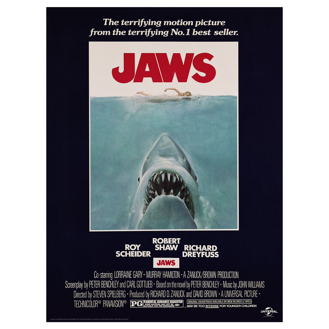 Affiche collector Les Dents de la Mer