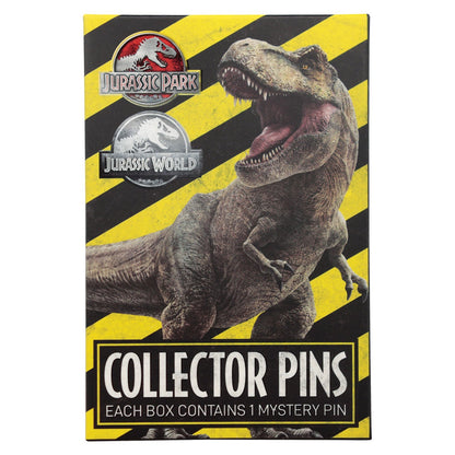 Display de 12 blind boxes Jurassic Park & Jurassic World - pin’s mystère - blind box avant