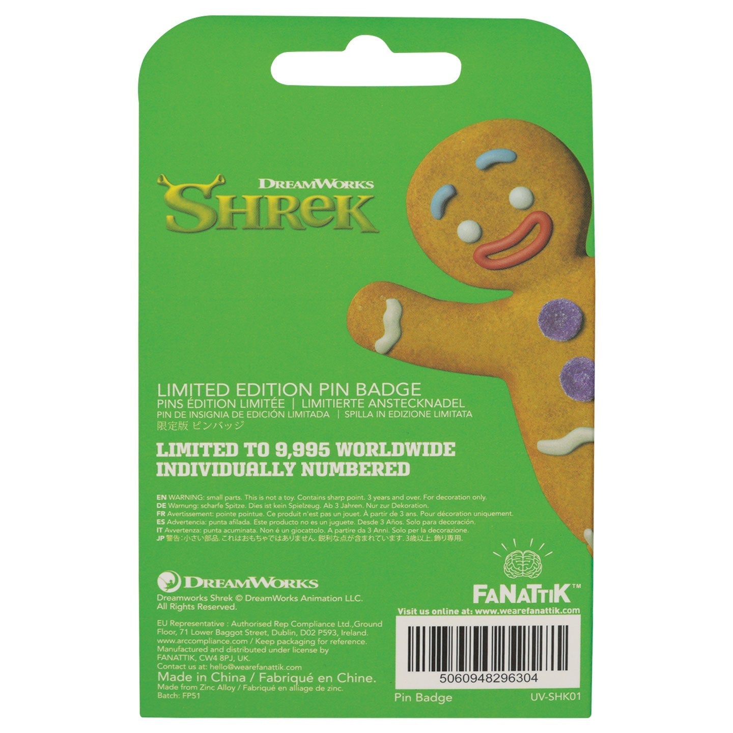 Pin's Shrek - ‘Beware Ogre’