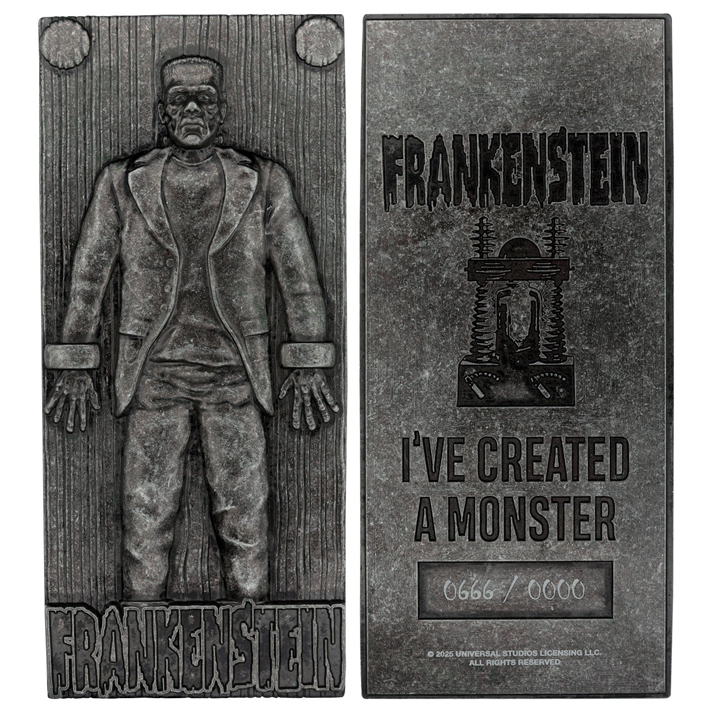 Lingot collector Universal Monsters - Frankenstein’s Monster