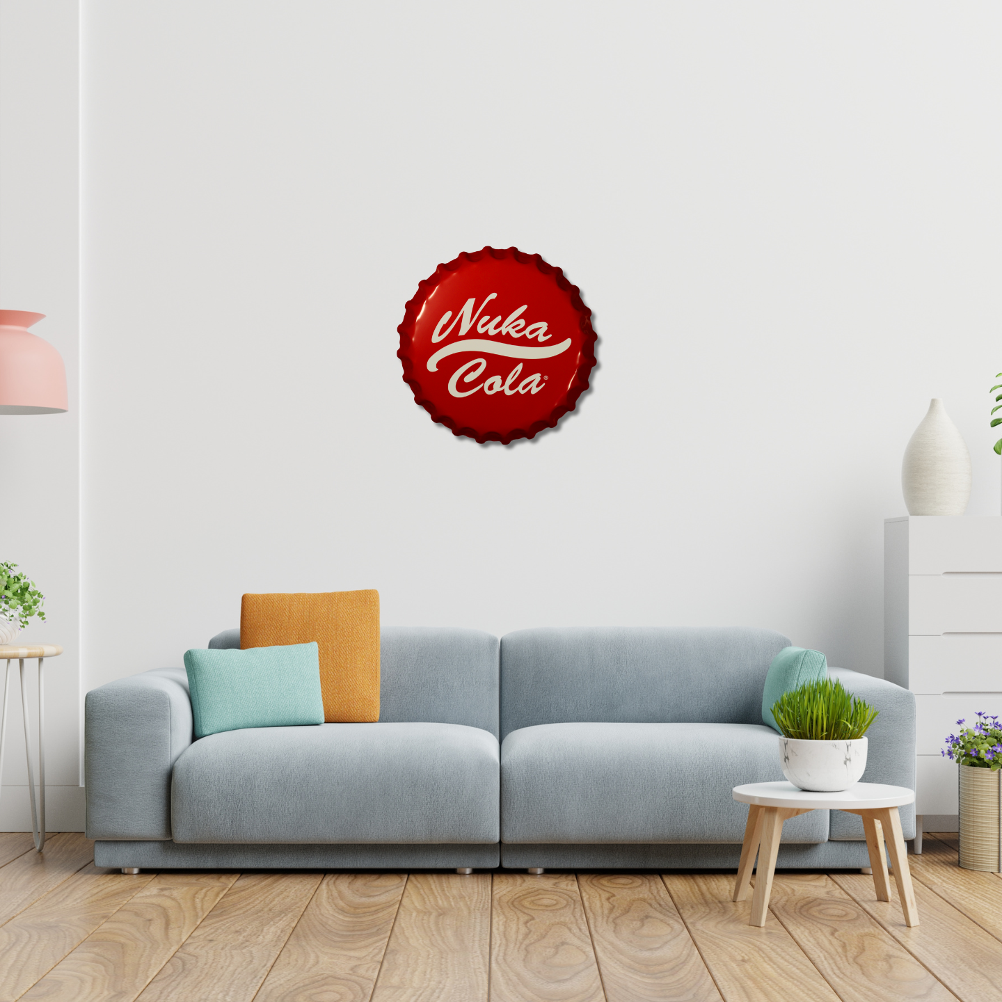 Plaque métal Fallout - Nuka Cola Bottle Cap