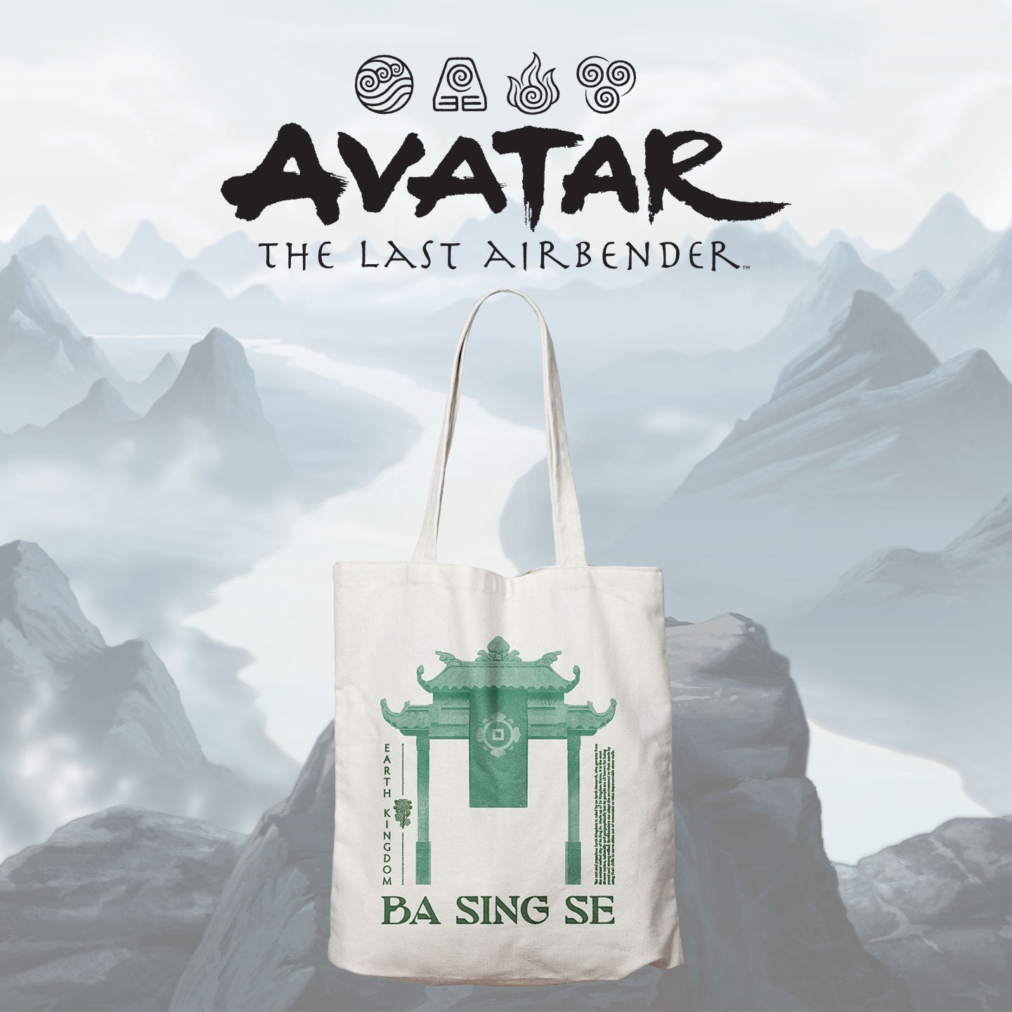 Tote bag Avatar : Le Dernier Maître de l’Air - Ba Sing Se