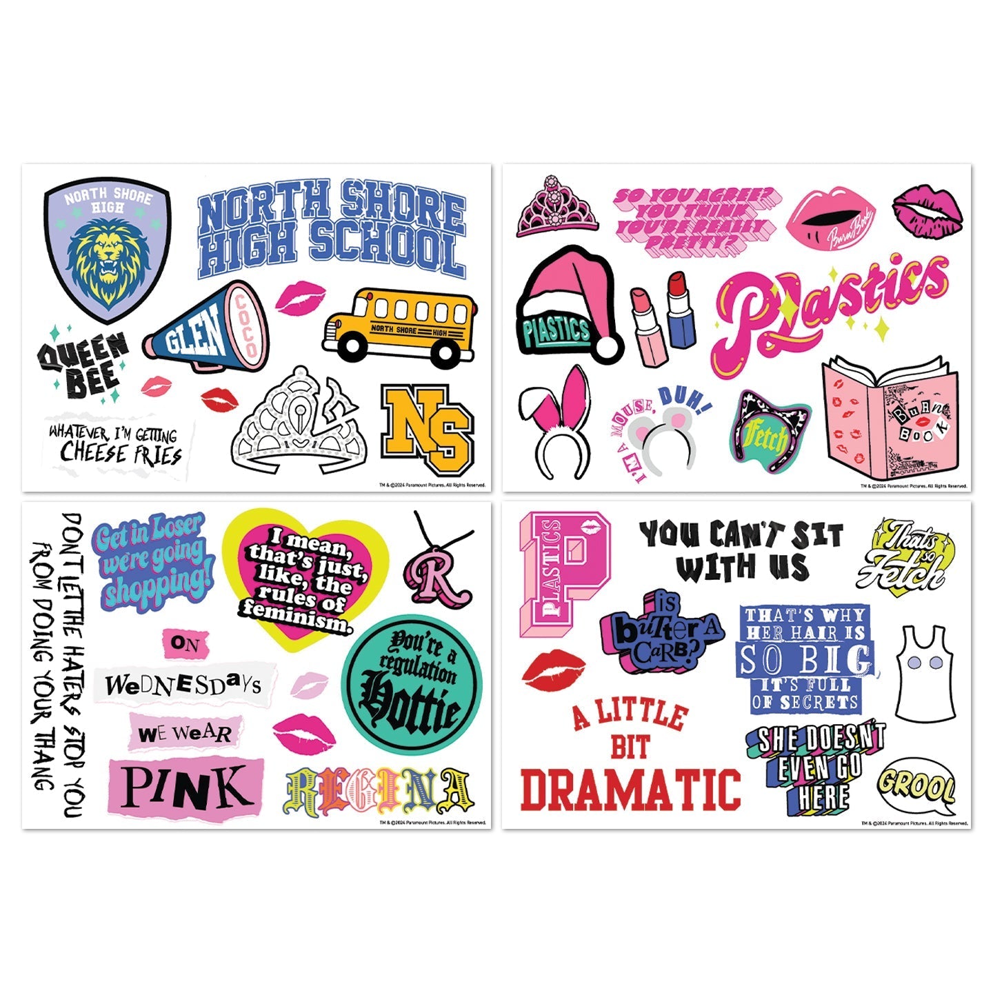 Stickers tech Mean Girls