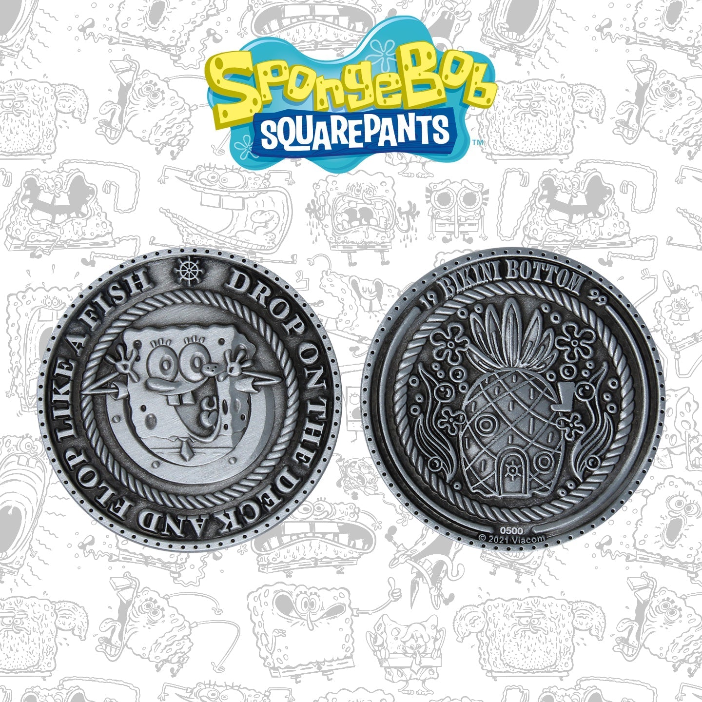 Pièce collector Bob l'éponge