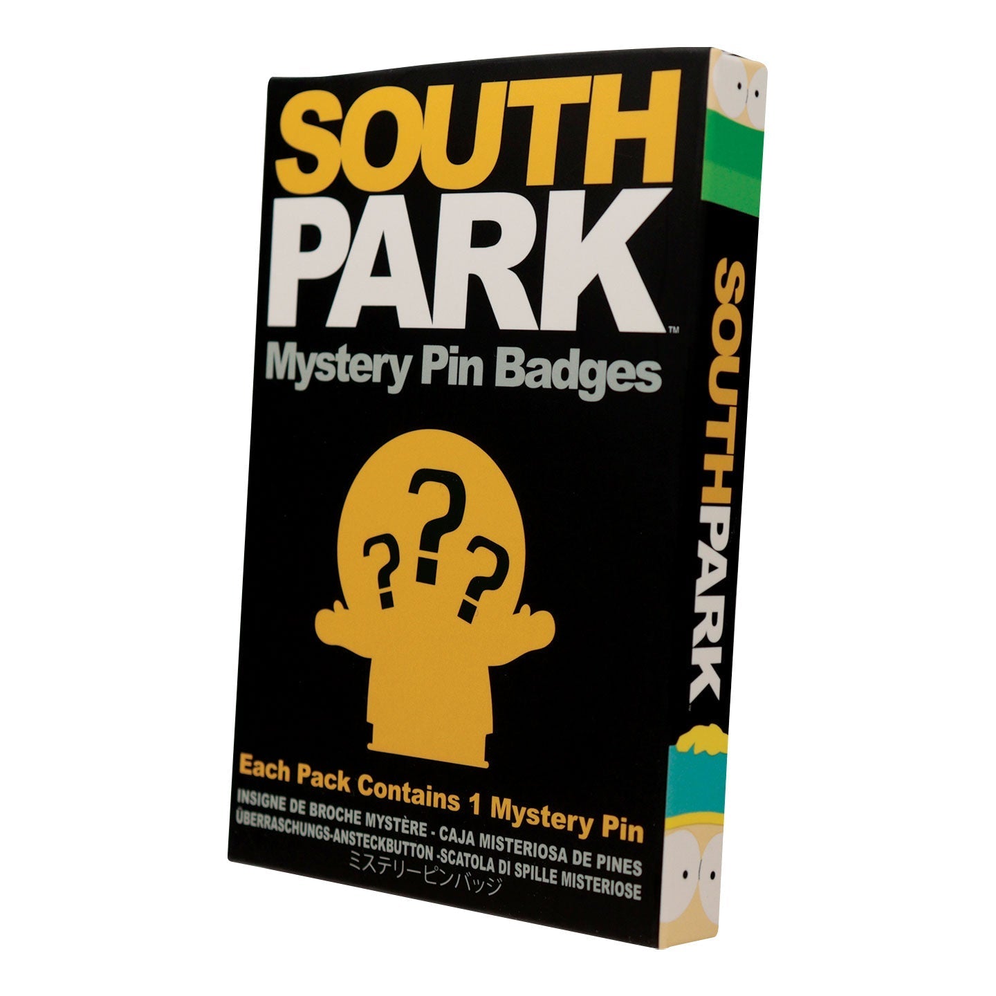 Display de 12 blind boxes South Park - pin’s mystère - blind box angle