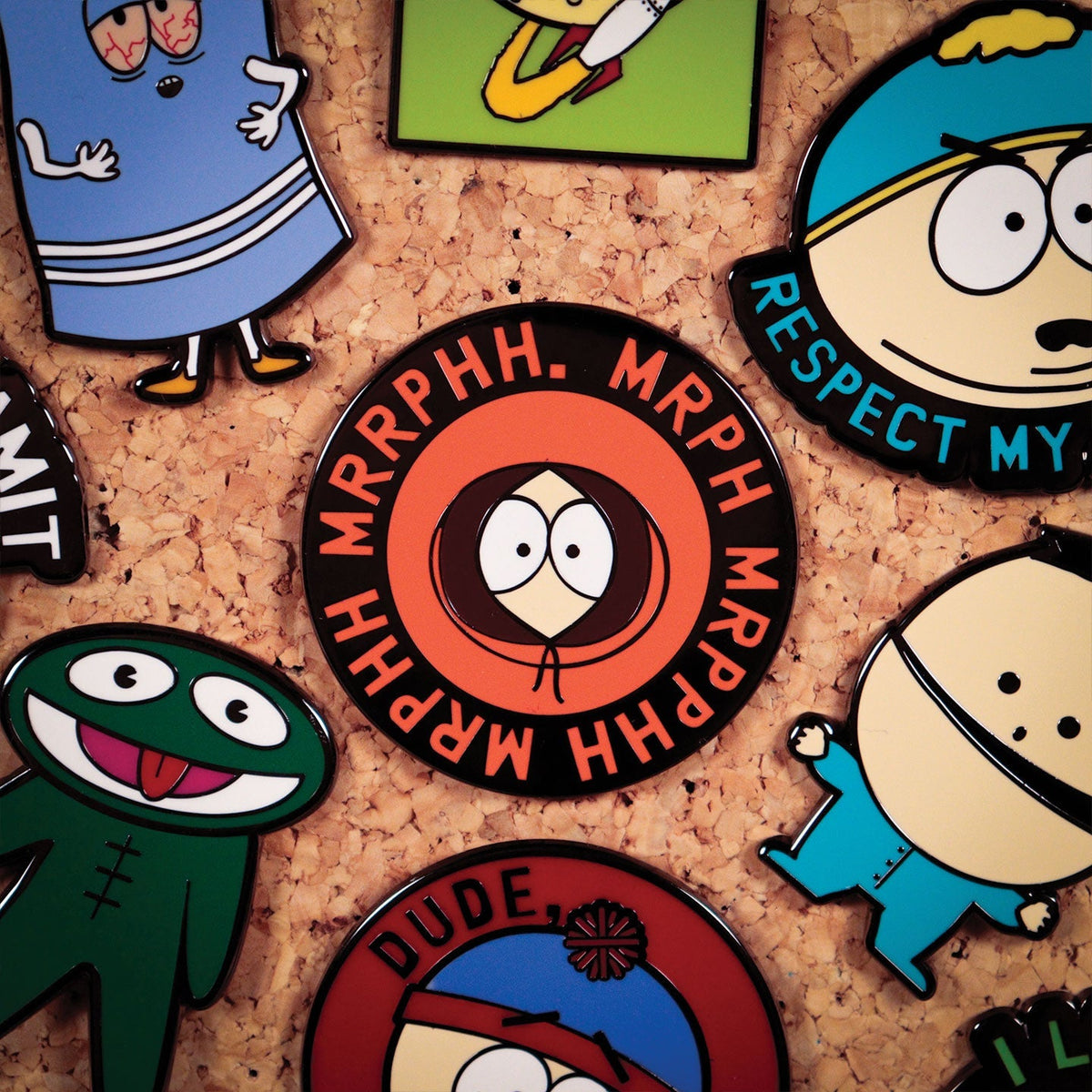 Display de 12 blind boxes South Park - pin’s mystère - mise en situation 3