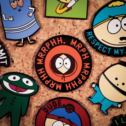 Display de 12 blind boxes South Park - pin’s mystère - mise en situation 3