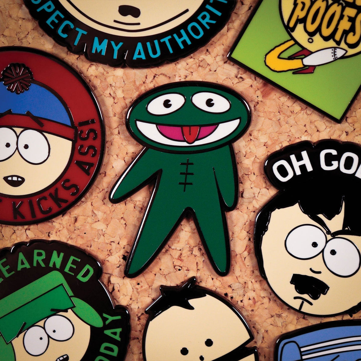 Display de 12 blind boxes South Park - pin’s mystère - mise en situation 8