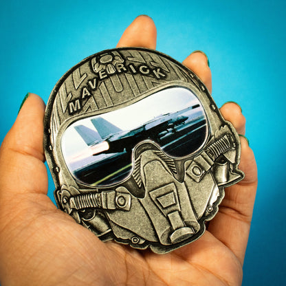 Médaillon collector Top Gun - Helmet