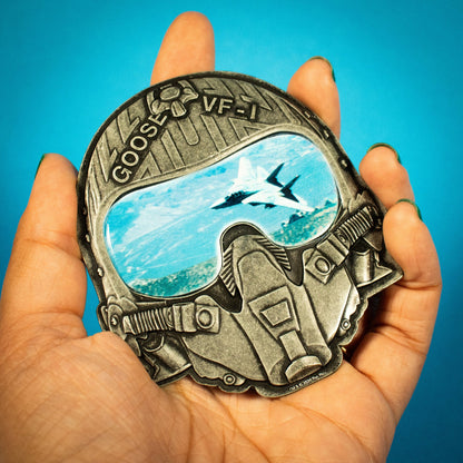 Médaillon collector Top Gun - Helmet