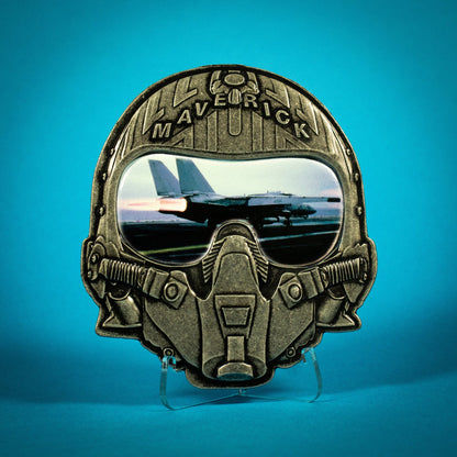 Médaillon collector Top Gun - Helmet
