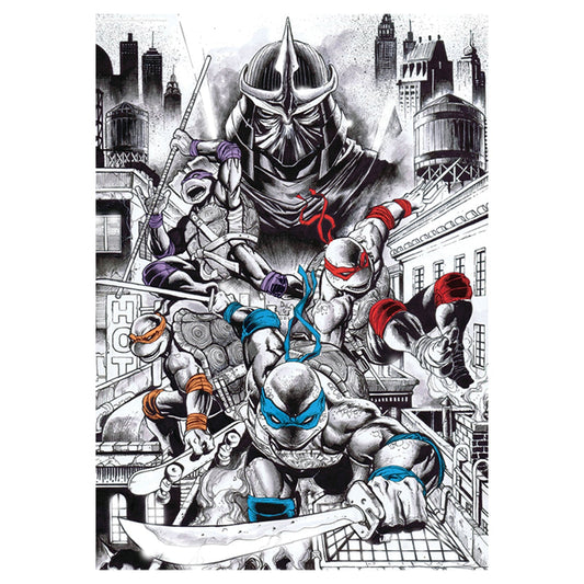 Affiche collector Tortues Ninja - 40th Anniversary