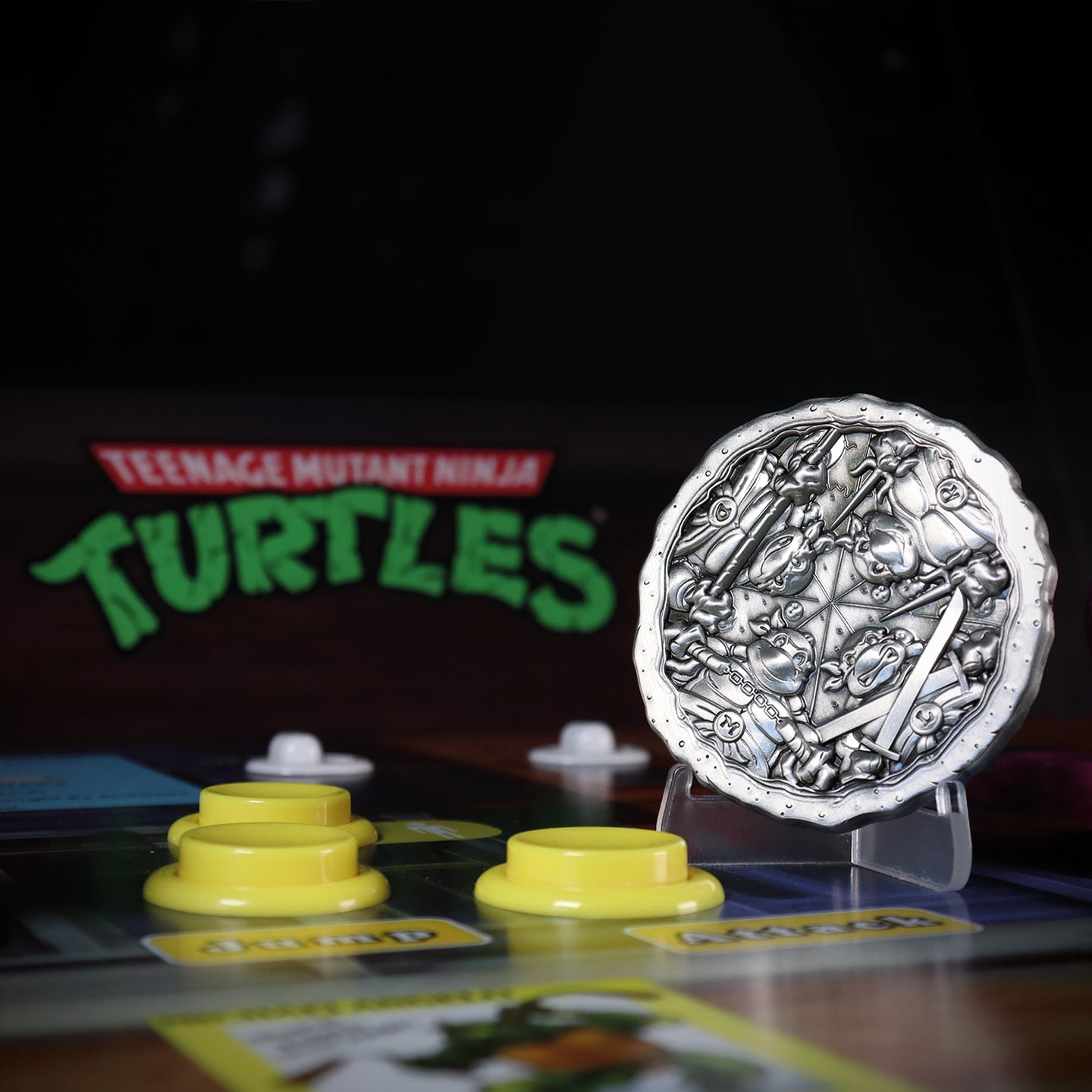 Médaillon collector Les Tortues Ninja - Pizza