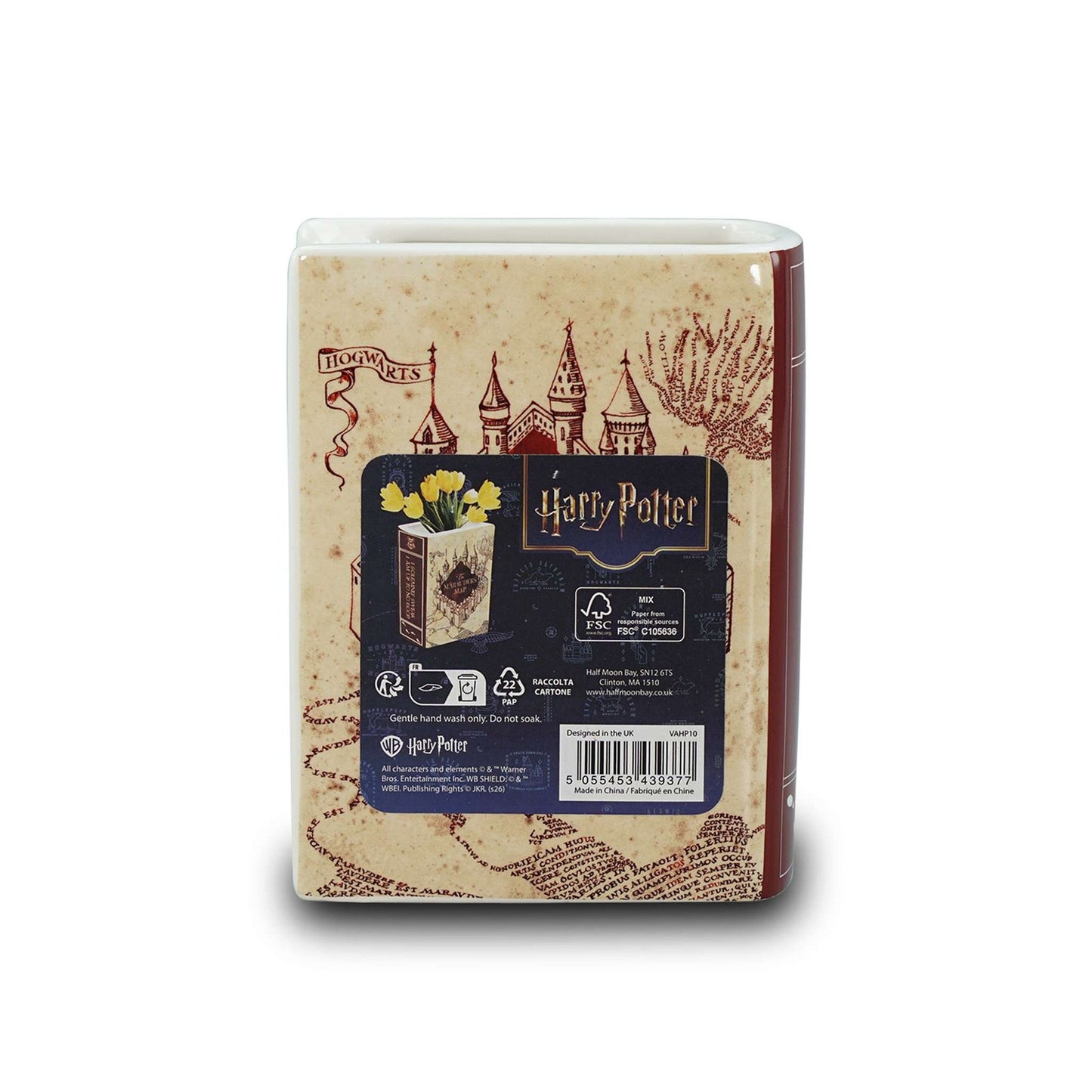 Harry Potter ceramic book plant pot - Marauder's Map 14 cm