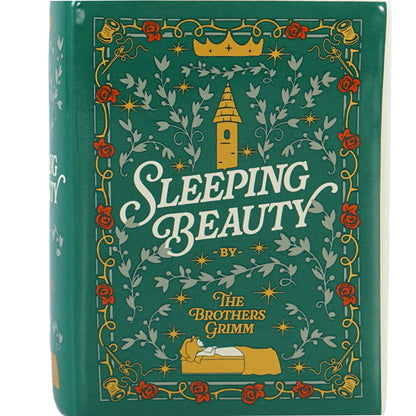 Sleeping Beauty ceramic book planter - 14 cm