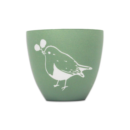 RSPB Ceramic Tealight Holder - Robin 8 cm