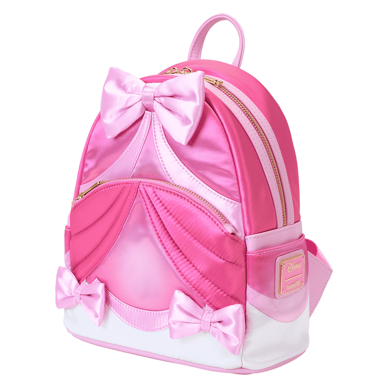 cinderella 75th anniversary pink bow gown cosplay mini backpack loungefly