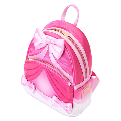 cinderella 75th anniversary pink bow gown cosplay mini backpack loungefly