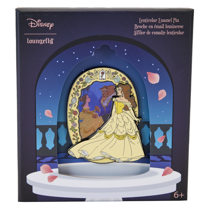 Beauty and the Beast Lenticular Pins "Belle" - Princess Series 