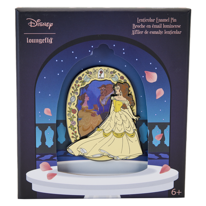 Beauty and the Beast Lenticular Pins "Belle" - Princess Series 