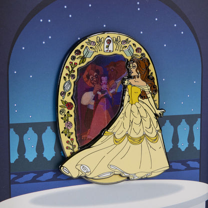 Beauty and the Beast Lenticular Pins "Belle" - Princess Series 