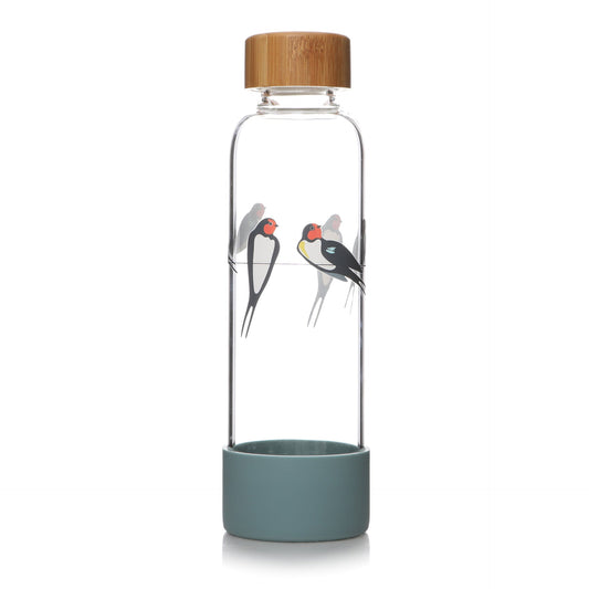 Gourde en verre RSPB - hirondelles 500 ml