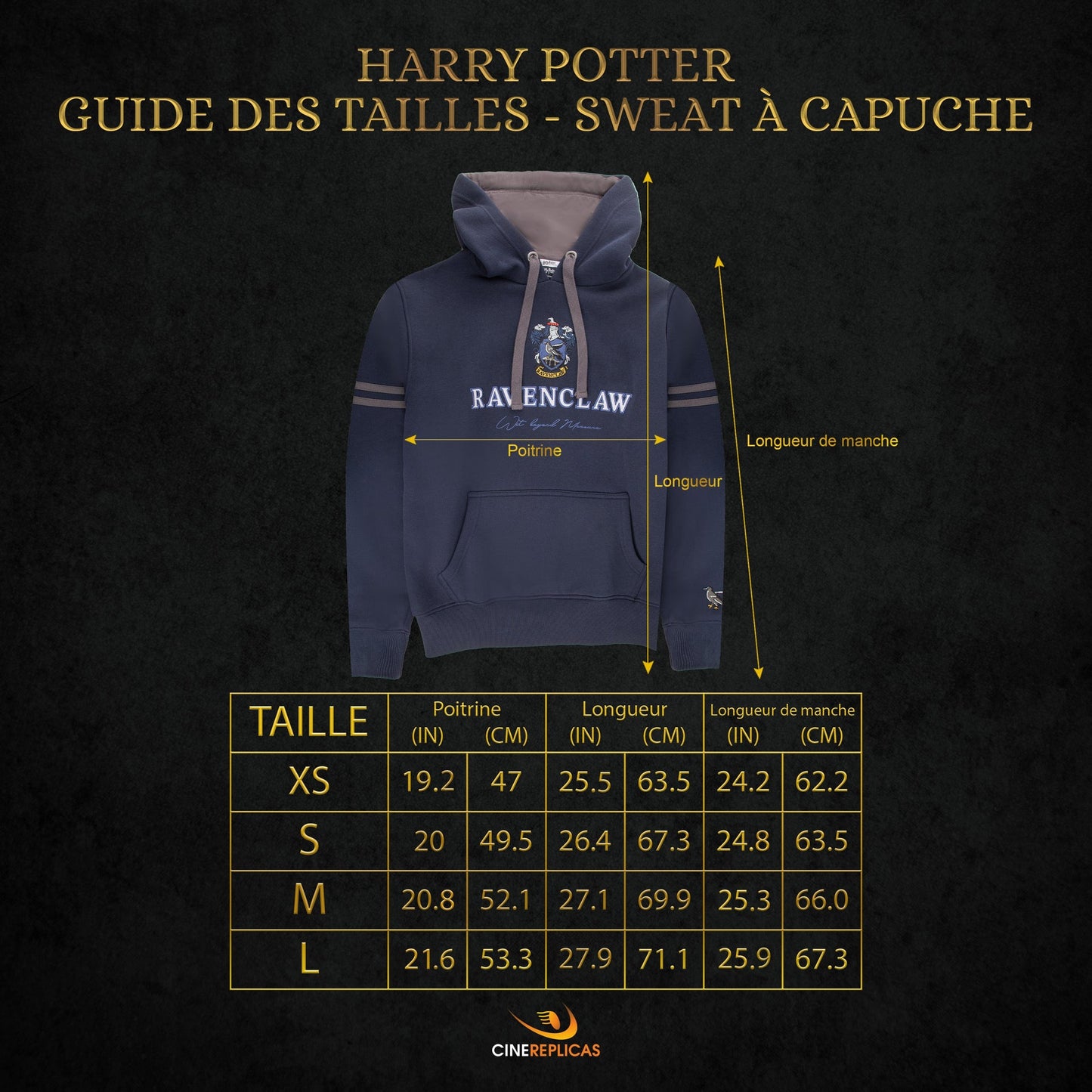 *Sweat à capuche Serdaigle