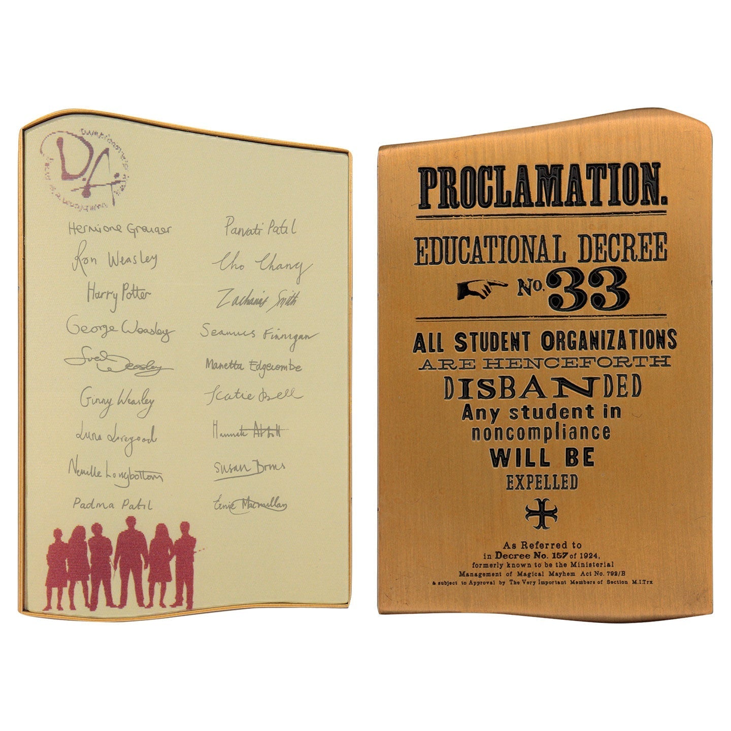 Lingot collector Harry Potter - Dumbledore's Army