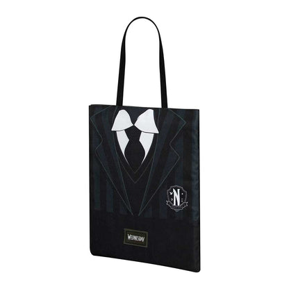 Mercredi Uniform-Sac de Courses Shopping Bag, Noir
