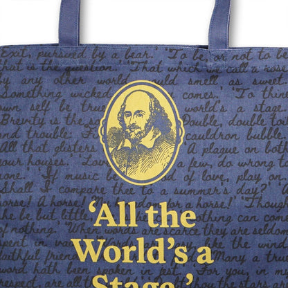 Shakespeare Tote Bag - All the world's a stage