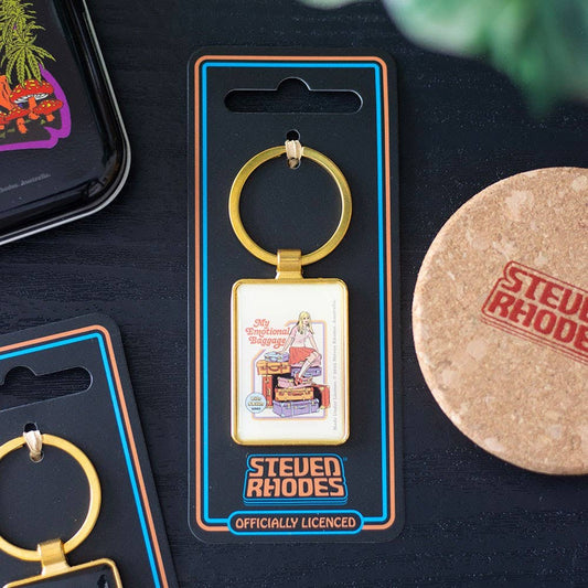 My Emotional Luggage Keychain by Steven Rhodes