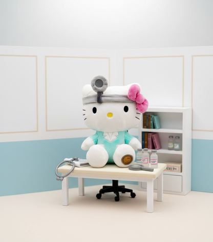 Hello Kitty Doctor Plush