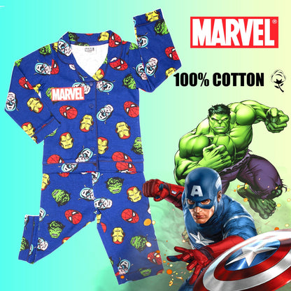Pyjama – MARVEL – bleu with Buttons