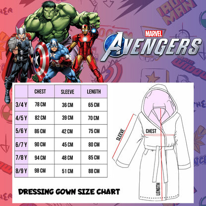 Peignoir – Marvel Dressing Gown – Avengers