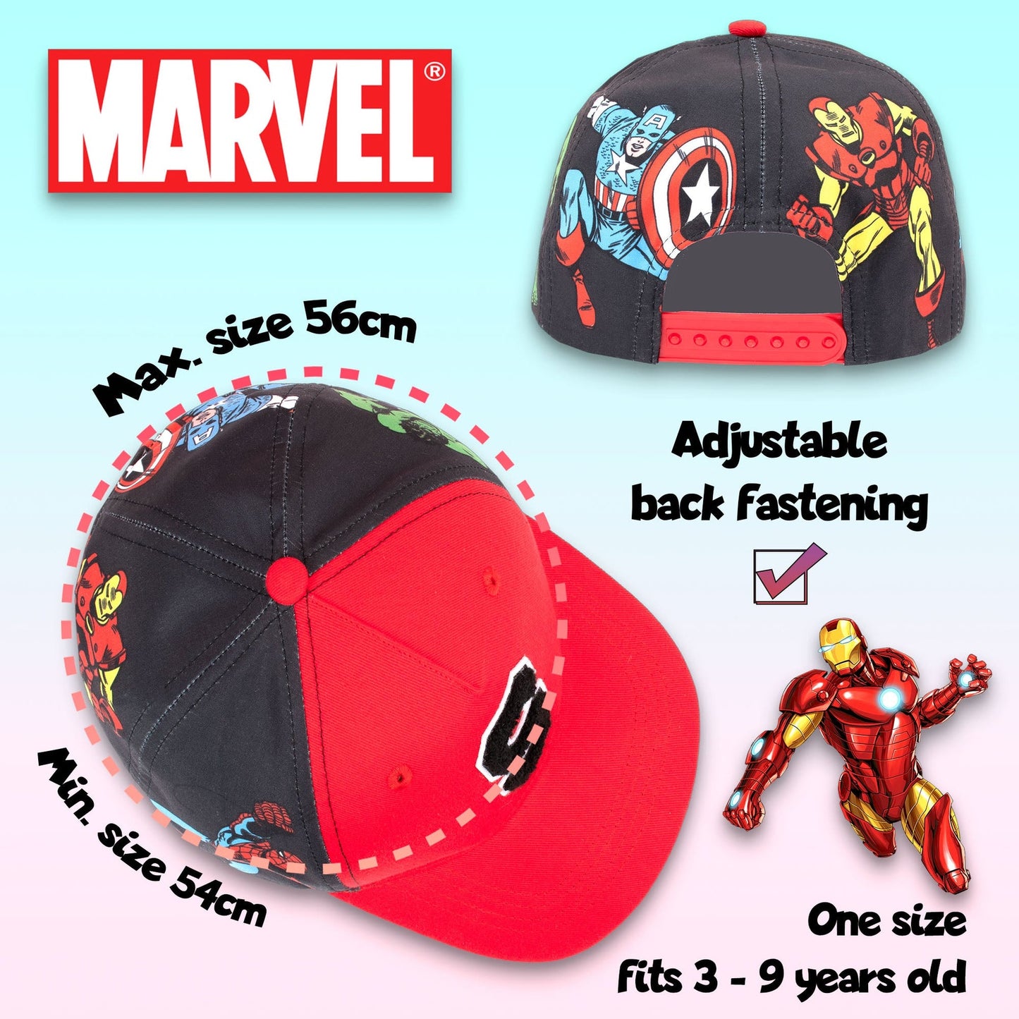 Casquette enfant – Marvel Baseball Cap