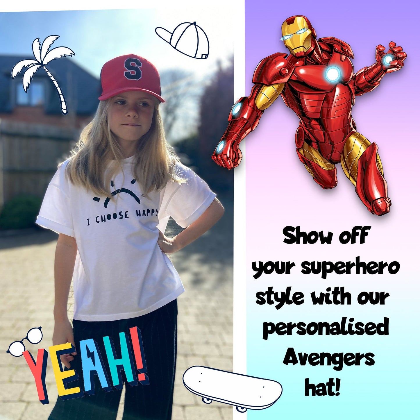 Casquette enfant – Marvel Baseball Cap
