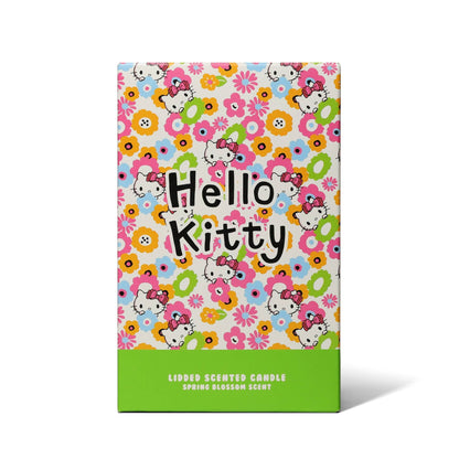 Bougie parfumée Hello Kitty Seasons, Fleur de Printemps, Couvercle 3D