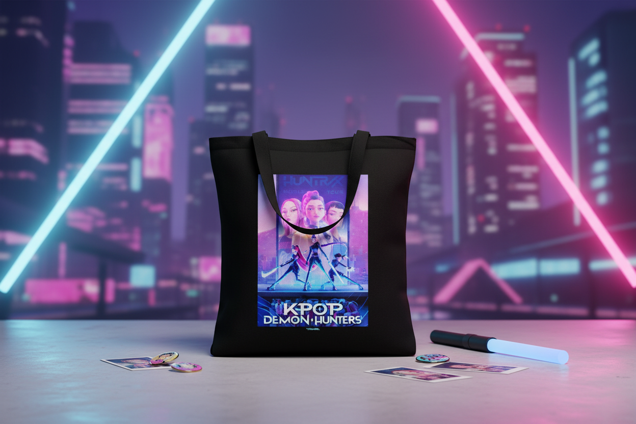 Tote bag K-POP Demon Hunters - Affiche principale