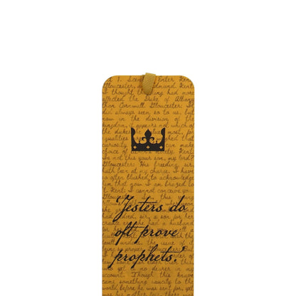Shakespeare paper bookmark - King Lear