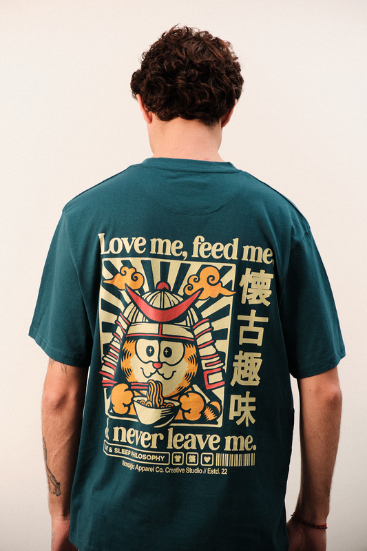 t shirt love me feedme never leave me nostalgic apparel