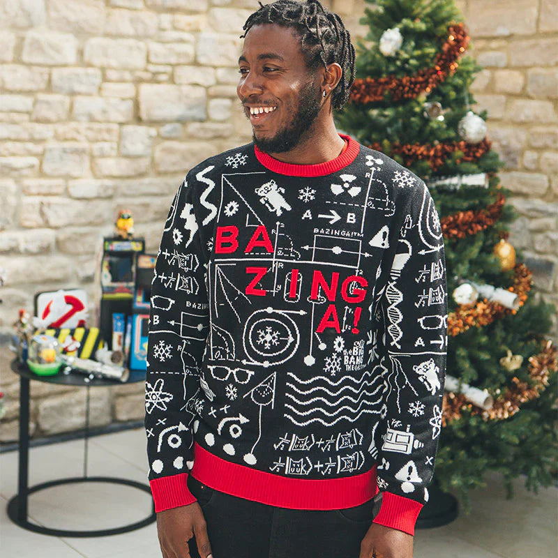 Pull de Noel The Big Bang Theory Bazinga Numskull Ugly Sweater