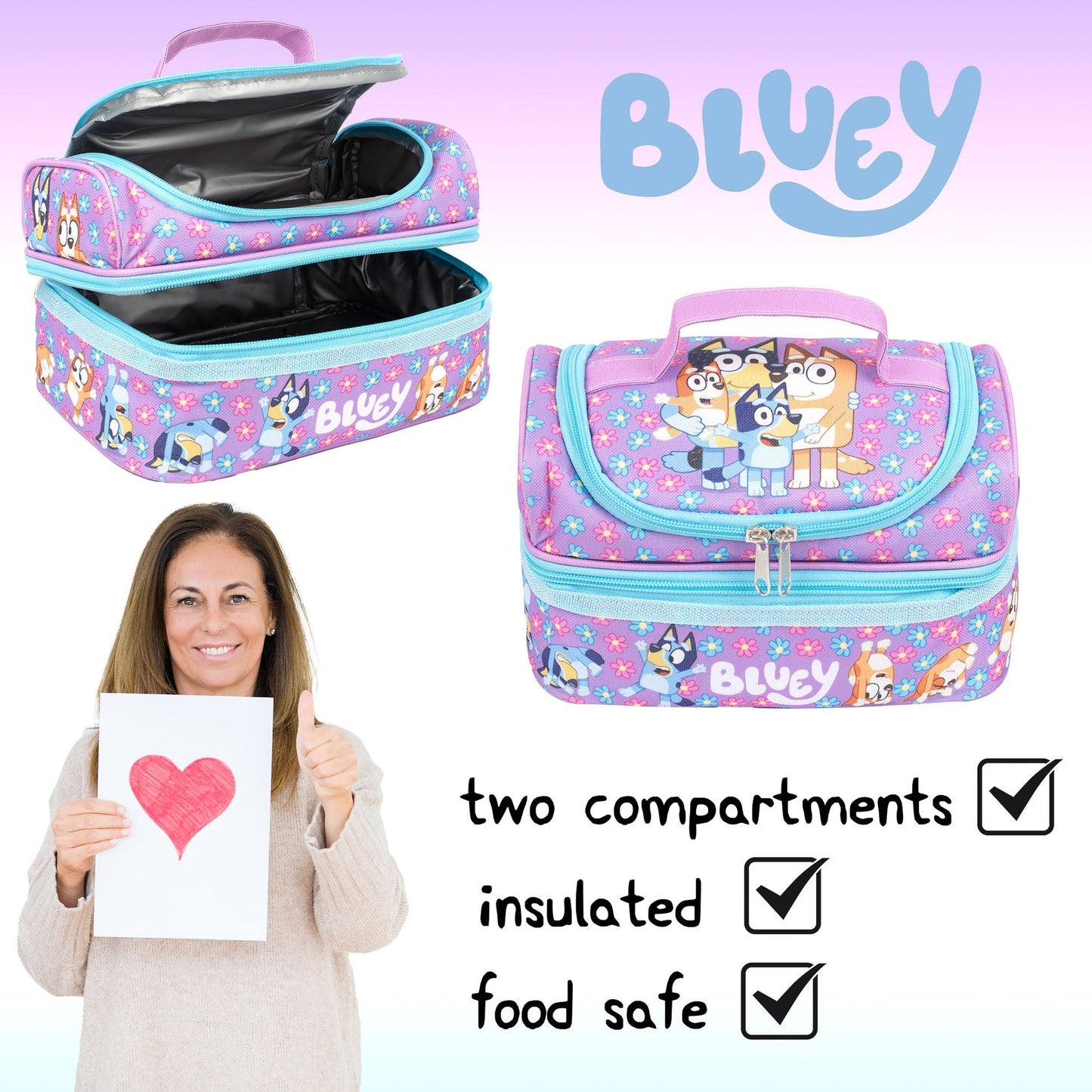 Sac repas – Bluey Multi