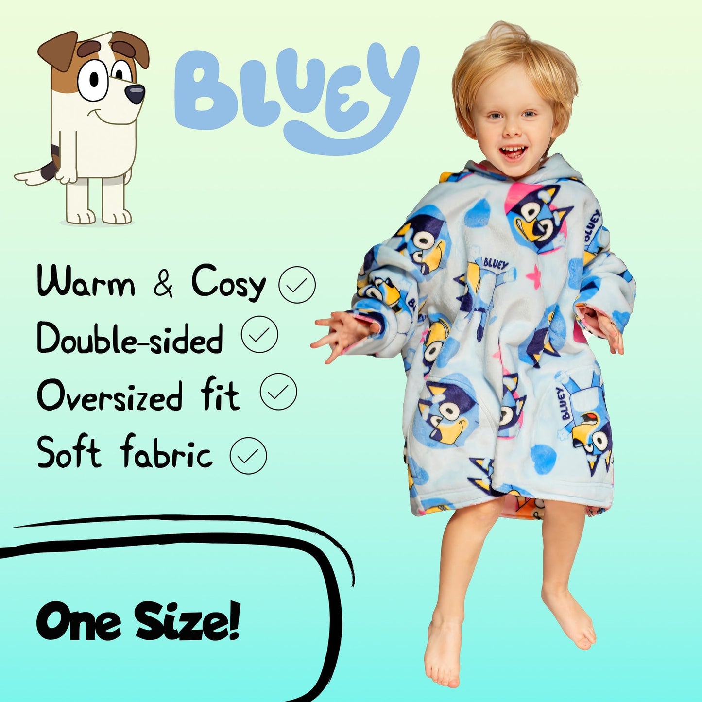 Sweat à capuche Bluey – Oversized Blanket