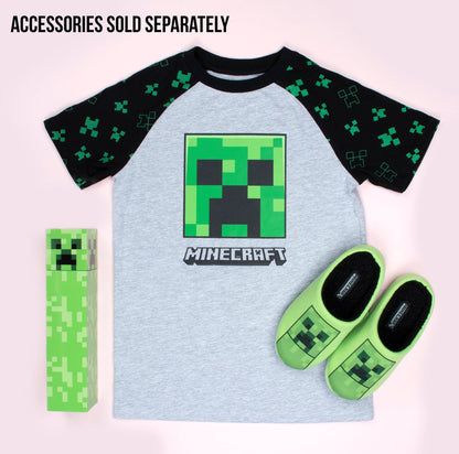 T-shirt Minecraft – Creeper T-shirt – gris