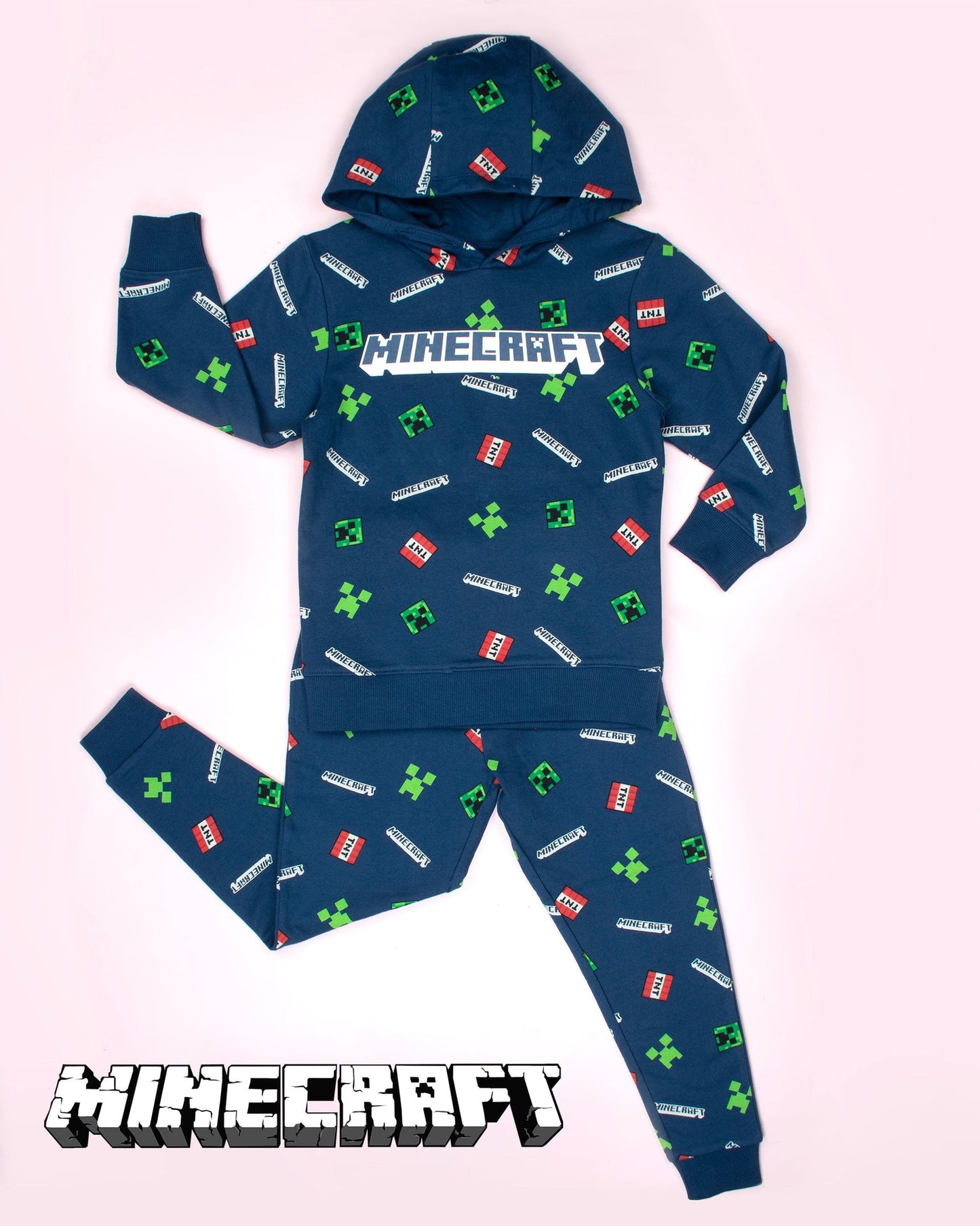 Pantalon de jogging Minecraft – Navy Pattern