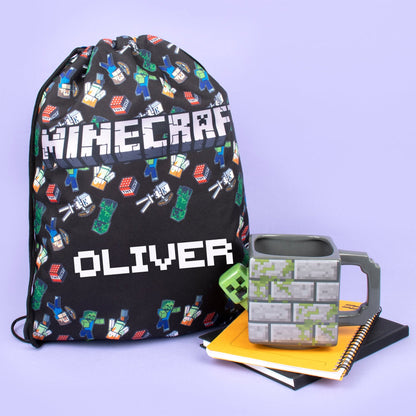 Mug Minecraft – Ceramic 650 ml – gris