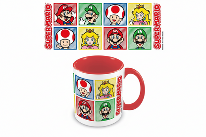 Super Mario Mug - Mario, Luigi, Toad and Peach